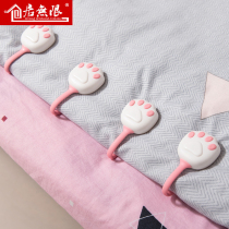 Quilt buckle holder winter invisible household sheet multifunctional cute clip anti-run quilt cover holder