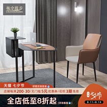 Curved desk Home living room study desk Designer drawing table Corner computer desk Study desk Light luxury modern
