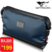 Seven Wolves Handbag Men Casual Oxford Cloth Nylon Small Single Shoulder handbags Canvas Mens Bag Hands Grab Bag Mens Bag Bag