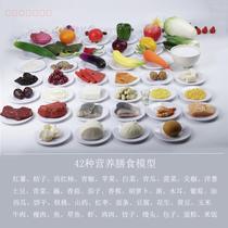 42 kinds of nutritional diet model simulation food Chinese residents Food Guide to guide medical teaching props