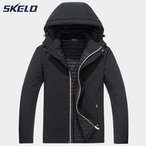  Autumn and winter new down cotton clothing mens outdoor stormtrooper clothing windproof waterproof warm mountaineering tide brand mens cotton jacket jacket