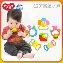 Huile bite music 919 tooth gum hand bell baby toys 3-6-12 months high temperature boiled baby molars