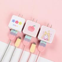 OPPO reno7 one 9rt 9rt ace2 reno5pro reno4pro reno5pro sticker data line headphones Wound Rope Circle Cartoon Cute Decorative Film