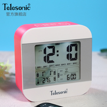 TELESONIC Uranus LED Smart Alarm Clock Fashion Creative Electronic Watch Bedroom Student Digital Bedside Clock