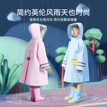 Korean children raincoat boys and girls 2021 primary school children baby cloak style simple kindergarten poncho