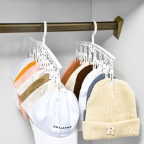 Hat holds artifacts hanging hat clamps multifunctional arrangement of hook shelf wardrobe with hat clamps