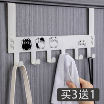 Door hook door behind the hook hook hook to the door without punching door hook hanging on the door of the shelf