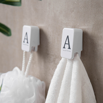 2 Kitchen dishcloth no trace clip rag no trace clip household gloves adhesive hook towel storage rack