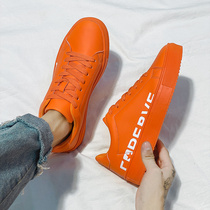 Mens shoes summer 2021 new trend Korean version of leather flat shoes mens leisure sports wild autumn trendy shoes