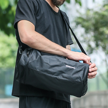 Dry Wet Separation Sports Fitness Bag Men Training Bag Cylinder Package Tour Bag Single Shoulder Inclined Satchel Bucket Travel Bag