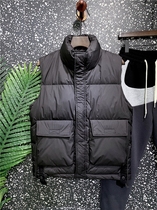 Tide brand autumn down vest mens trend loose leisure winter vest coat big pocket thick waistcoat top