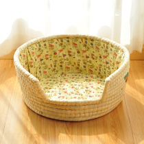 Large bowl-shaped cat scratch board cat nests Four Seasons universal wear-resistant cat toys grinding claw pad summer straw cat supplies