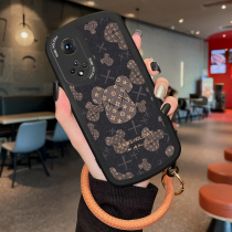 Small Sheep Leather Boomer Bear 2022 New Year Apply To Huawei Glory 50 Phone Shell New Advanced Sense Anti-Fall Soft Silicone Glory 50pro Fashion Tide Card Womens Lukewarm Wind Protective Sleeve