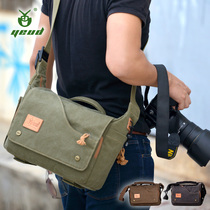  One Shoulder Camera bag SLR Nikon D800 Canon 5D Sony Micro monoclinic canvas Photography bag