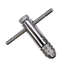  Positive and negative adjustable ratchet tap wrench Twisted hand tap wrench T-type extended tap hinge hand tapping tool