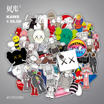 KAWS Tide brand sticker personality notebook luggage sticker computer case suitcase luggage waterproof