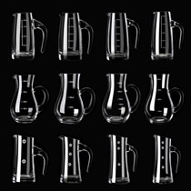 Liquor dispenser wine wine wine decanter household glass small glass wine cup tie pot measuring wine 100ml
