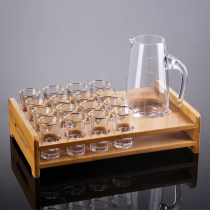 Chinese household Phnom Penh white wine glasses 6 one-bite small glasses 15ml small wine spirits glass wine dispenser set