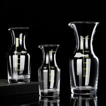 European-style crystal glass liquor dispenser decanter household wine glass creative Eagle mouth pot mouth wine with wine Gu