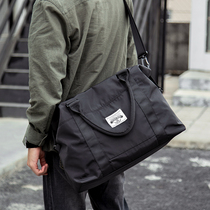 Simple mens Hand bag large capacity leisure travel bag short trip duffel bag shoulder shoulder bag Fitness Bag