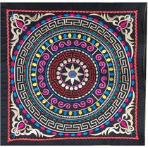 Ethnic wind bronze drum embroidery pillow cushion cushion embroidery piece
