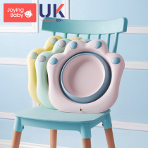 2 sets of 3 Newborn Baby childrens products foldable washbasin wash butt cartoon PP with baby Basin
