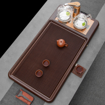 German Brown electric Wood tea tray automatic integrated kettle water large set induction cooker tea platform