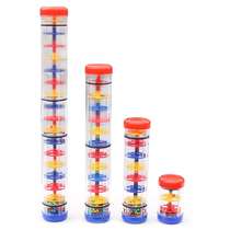 Orff Rain Sound Instrument Rain Sound Hourglass Clay Rainbow Rod Simulation Parent-Child Toys Teaching Gears