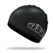 Water Cube swimming cap ear protection waterproof mens and womens long hair solid color silicone swimming cap plain swimming equipment swimming cap