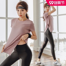 Temperament fairy yoga clothing women autumn Net red high-end gym sports suit fashion slim quick dry clothes