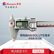 Guanglu Origin Digital caliper 0-150-200-300 digital electronic stainless steel industrial cultural play Oil label