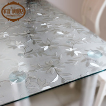PVC tablecloth Waterproof and oil-proof soft glass plastic table mat Leave-in coffee table mat Table cloth tablecloth crystal plate