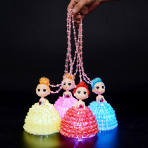 Necklace doll beads necklace childrens toys luminous doll handmade doll childrens pendant factory direct sale