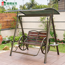 Rattan garden swing hanging chair Household rainproof sunscreen Outdoor leisure rattan woven villa Garden Terrace Balcony rocking chair