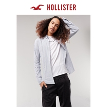 Hollister2021 winter New comfortable stretch Oxford cloth slim shirt men 312909-1