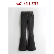 Hollister2021 Autumn New temperament high waist horn jeans women 310657-1
