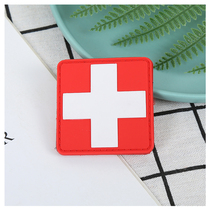 Tactical soldier medical chapter Outdoor rescue Red Cross armband Ambulance identification chapter Medical velcro cap badge badge