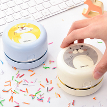 Delei Mini Desktop Vacuum Cleaner Household Wireless Cleaner Purifies Confetti Dust