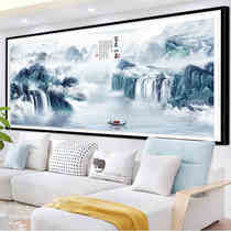 5d Fuchun Mountain Residence Diamond Painting 2021 Full Diamond Cross-stitch New Living Room Masonry Paste Diamond Chinese Style