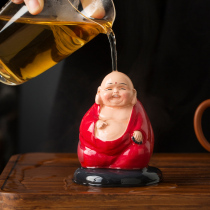 Tea pet ornaments change color Maitreya tea plate Tea Ceremony lucky ornaments Boutique Monk tea Pets can raise tea Toad