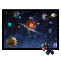 Wooden puzzle 300500 1000 1000 Solar System Kop Planet Adults Decompressed Children Puzzle Gifts