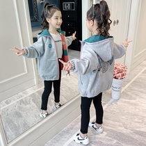 Girl Jacket Spring Dress 2022 New Ocean Air Korean Version CUHK Child Blouses Children Spring Autumn Girls Spring Trendy Tide