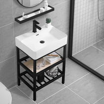 Balcony wash basin small apartment ceramic washbasin bracket washbasin basin Basin tank