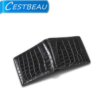  cestbeau nile crocodile leather short wallet horizontal 2021 mens one whole leather belly wallet Thailand