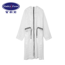  Embry Form An Lifang new sports style hollow hooded long beach clothes women cover their stomachs and show thin swimwear jacket EH00049