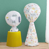 Fan head dust cover floor-standing fan storage bag household desktop electric fan dust cover half bag dust cover