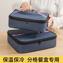 Oxford cloth insulated bag lunch bag lunch box bag Hand bag students with rice bag lunch bag aluminum foil rectangular rice bag