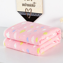 Six-floor gauze wool towels quilts by full cotton summer cool by pure cotton single double nap blanket Childrens baby small blanket cover blanket
