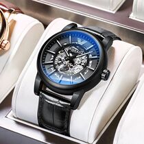 Amanie Black Warrior Watch Mens Fully Automatic Machinery Mens Watch Waterproof Top Brands Official Flagship Store