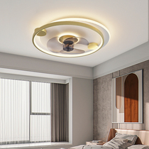 Bedroom fan lamp ceiling ceiling fan lamp smart ultra-thin room study restaurant Home with electric fan integrated chandelier
